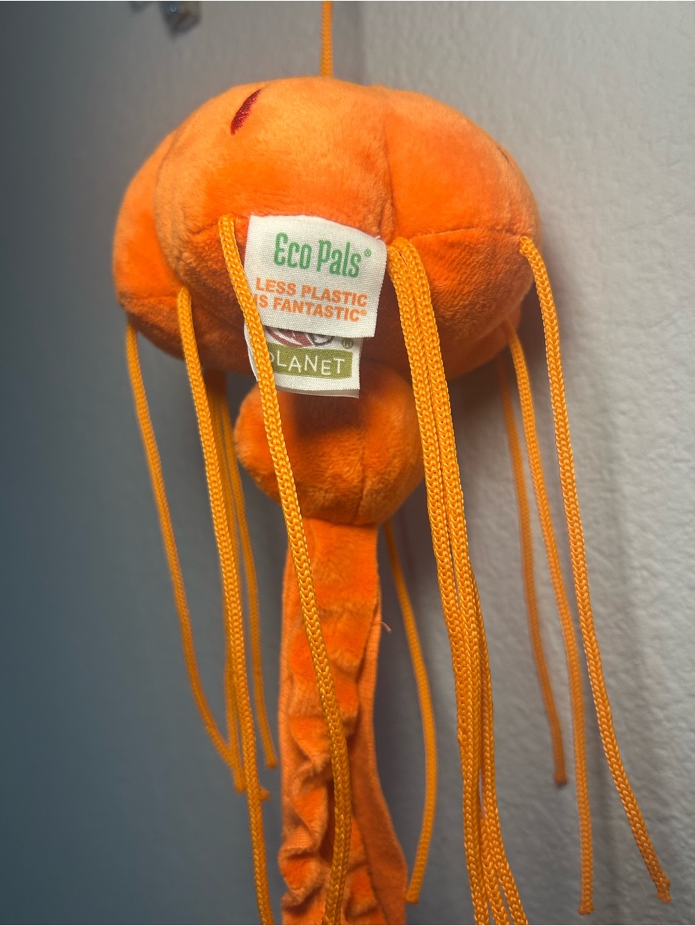 Eco Pals Orange Jellyfish Plush